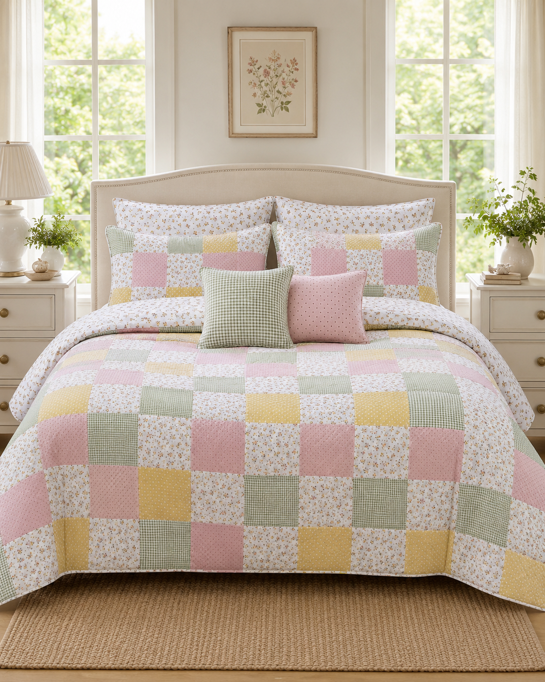 Pastel Patchwork Petals Sheets and sets 