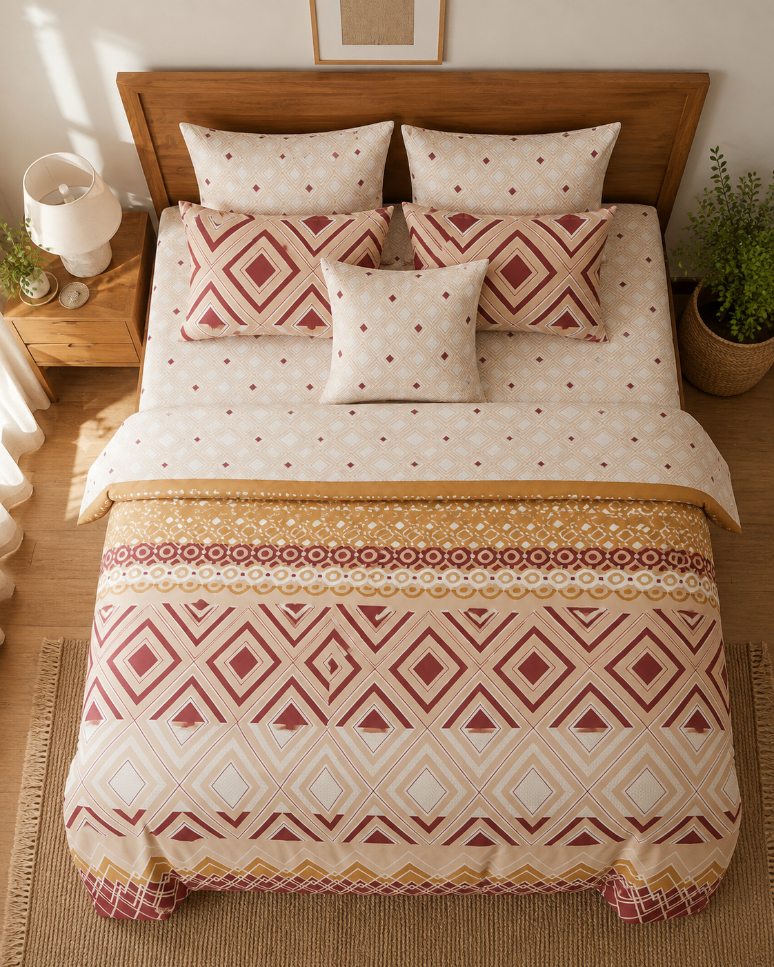 Geometrical Bed set 