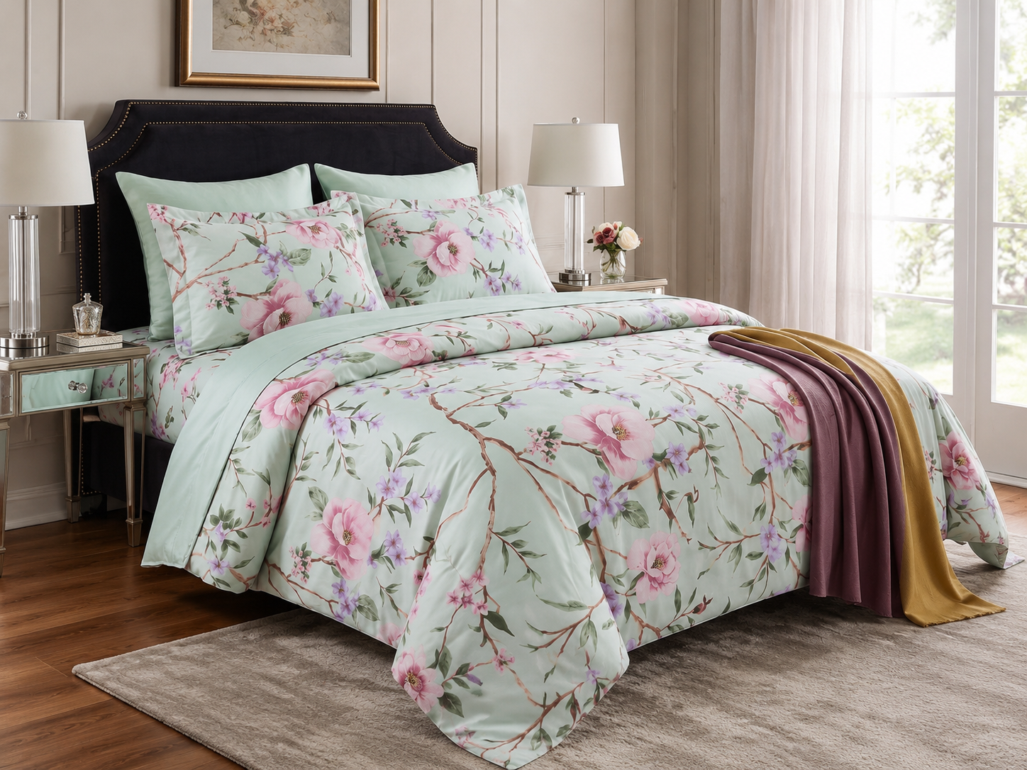 Meadow Mist Bed Set and sheets 
