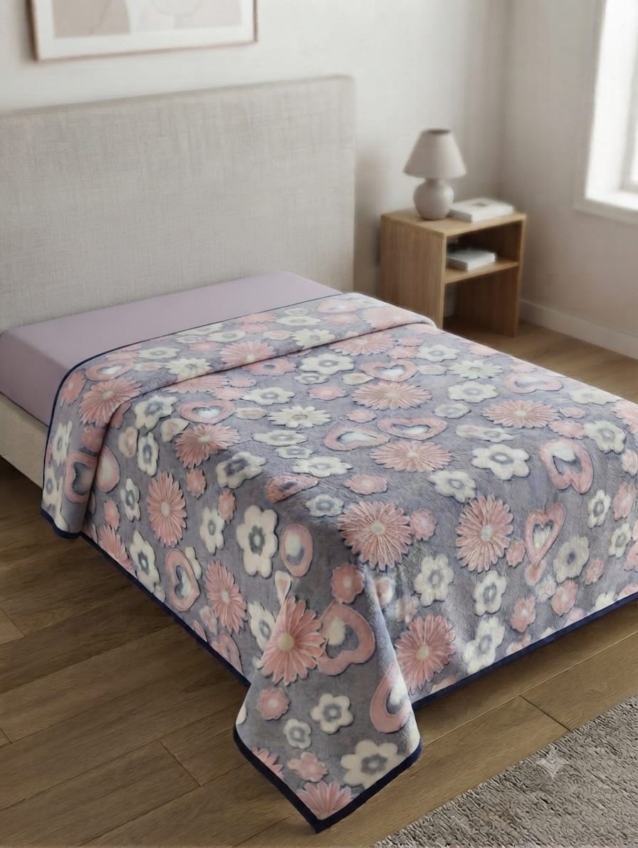 Floral Bloom Grey 