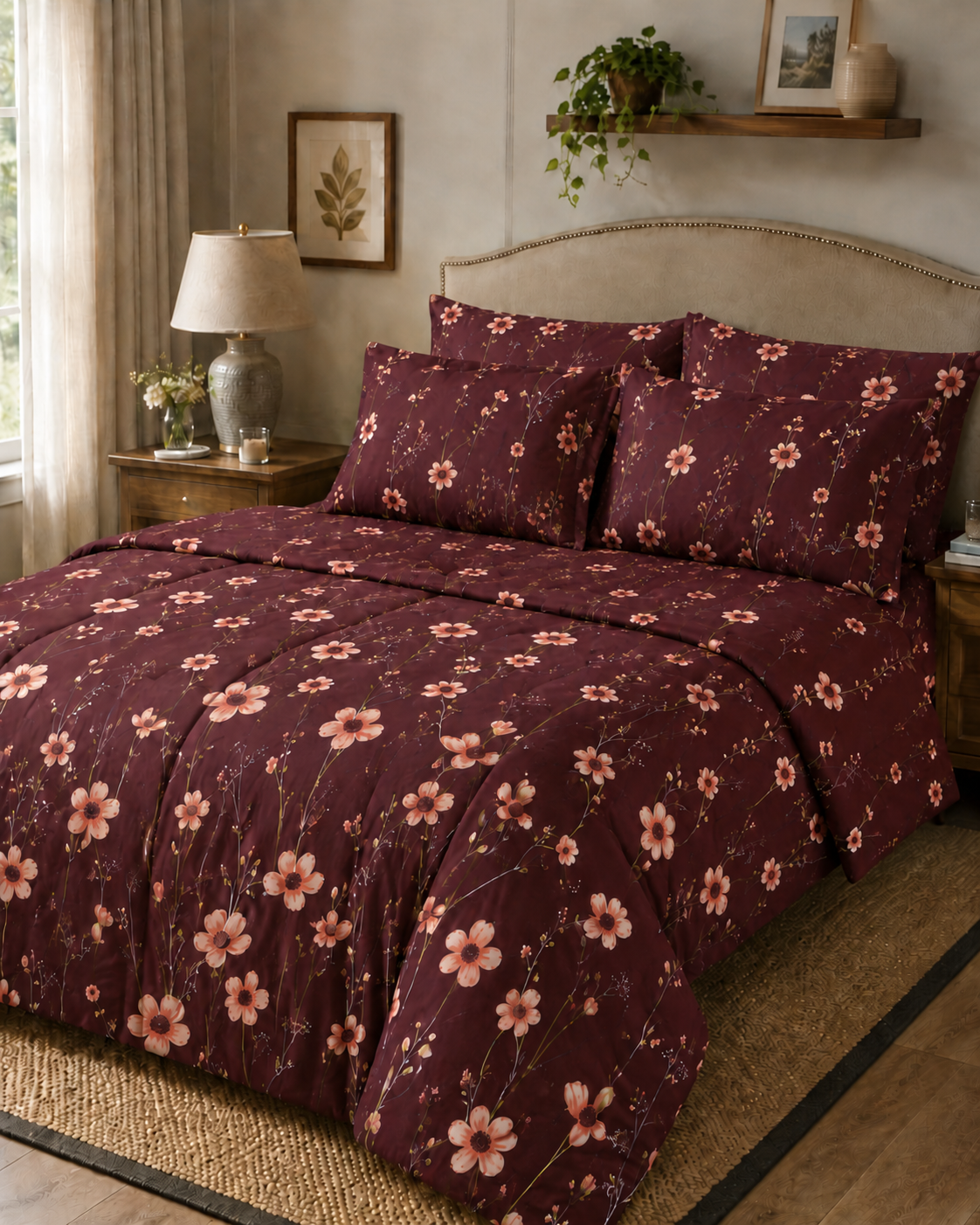 Burgundy Daisy Dream Set
