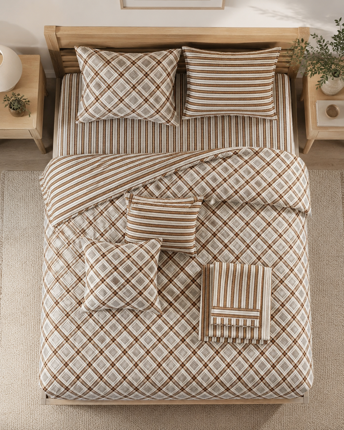 Rustic Diamond Comforter Set