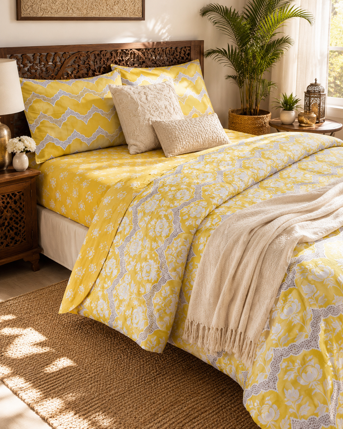 Sunlit Marigold Lace 