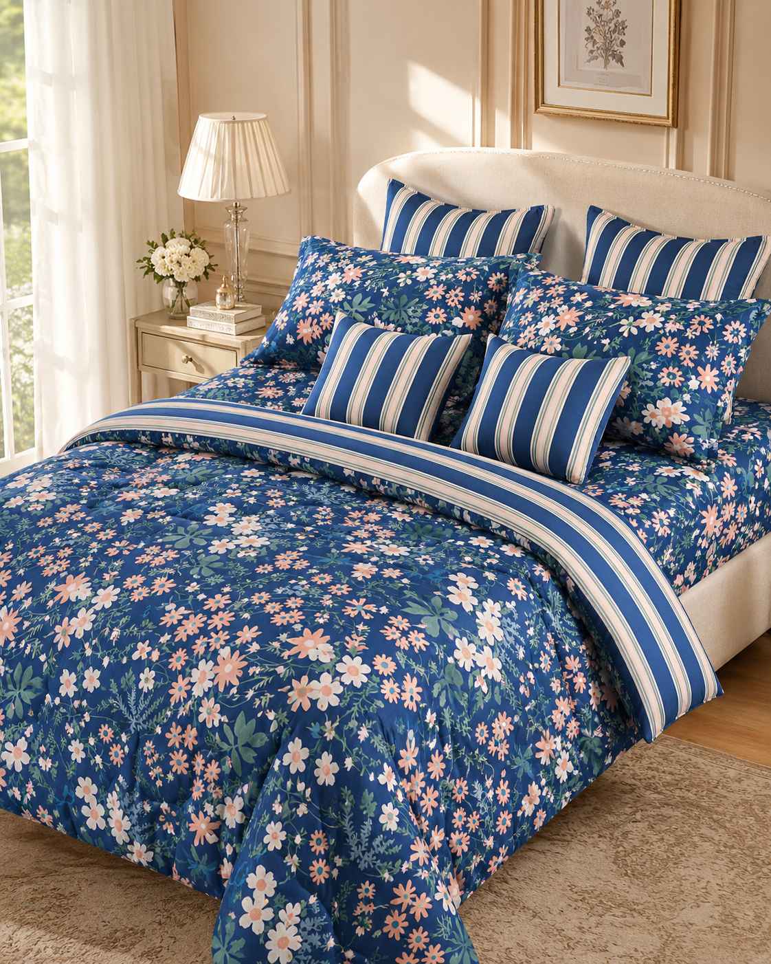 Azure Meadow Reversible Sheet and sets 