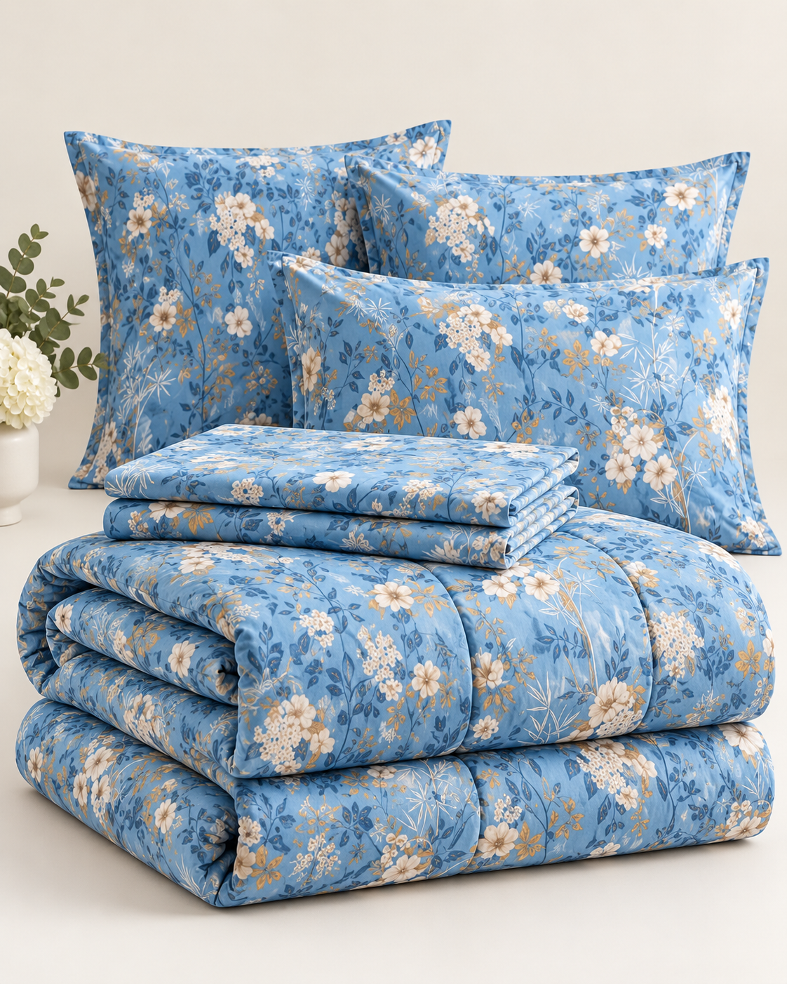 Cloud Floral Bed Set and sheets