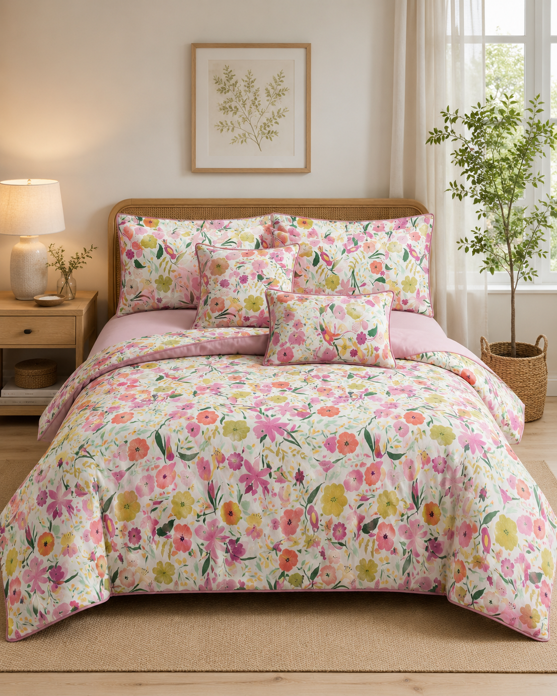 Colorful Aura Bedsheet and set 