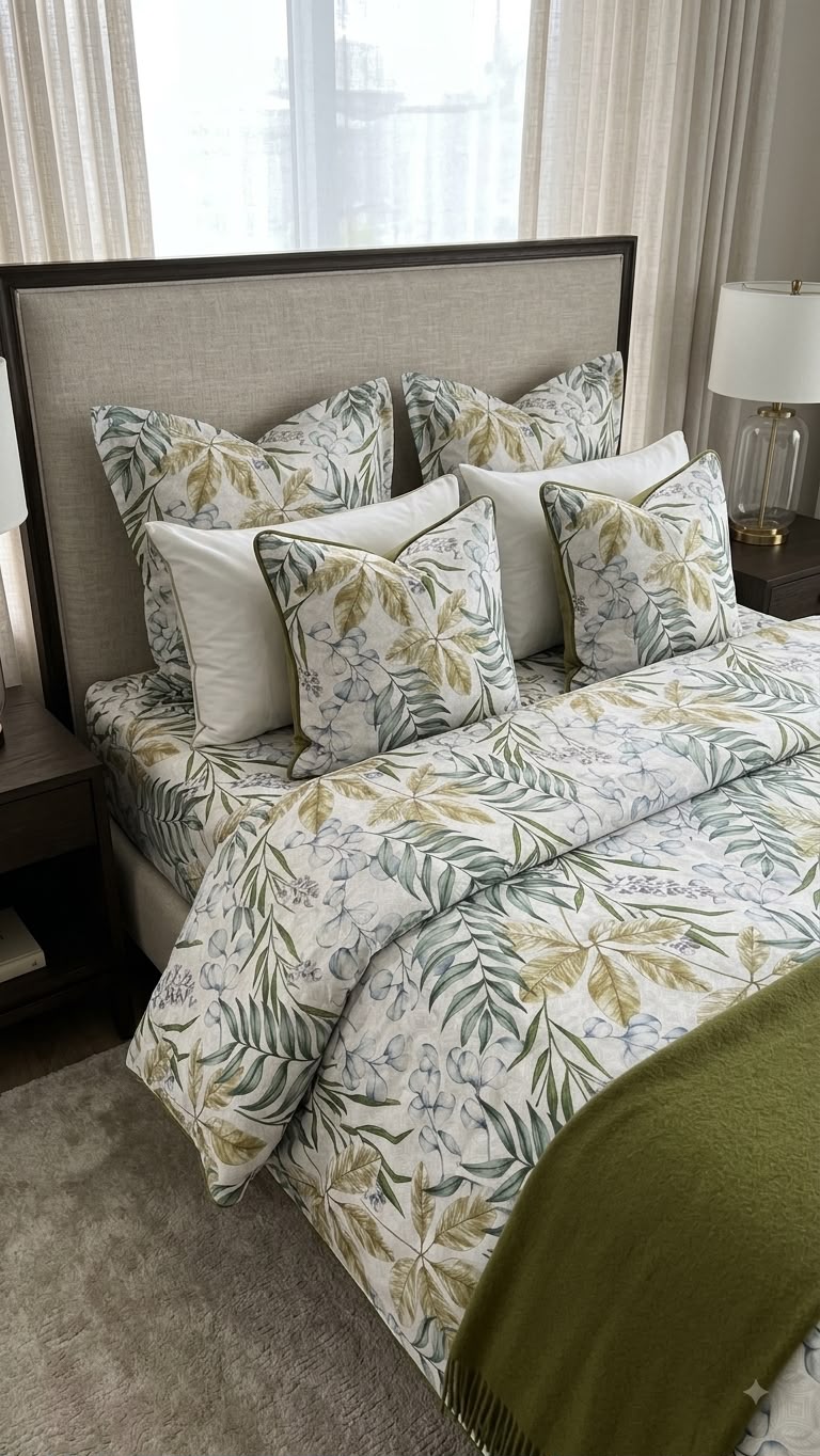 Eucalyptus Whisper Bed set and sheets
