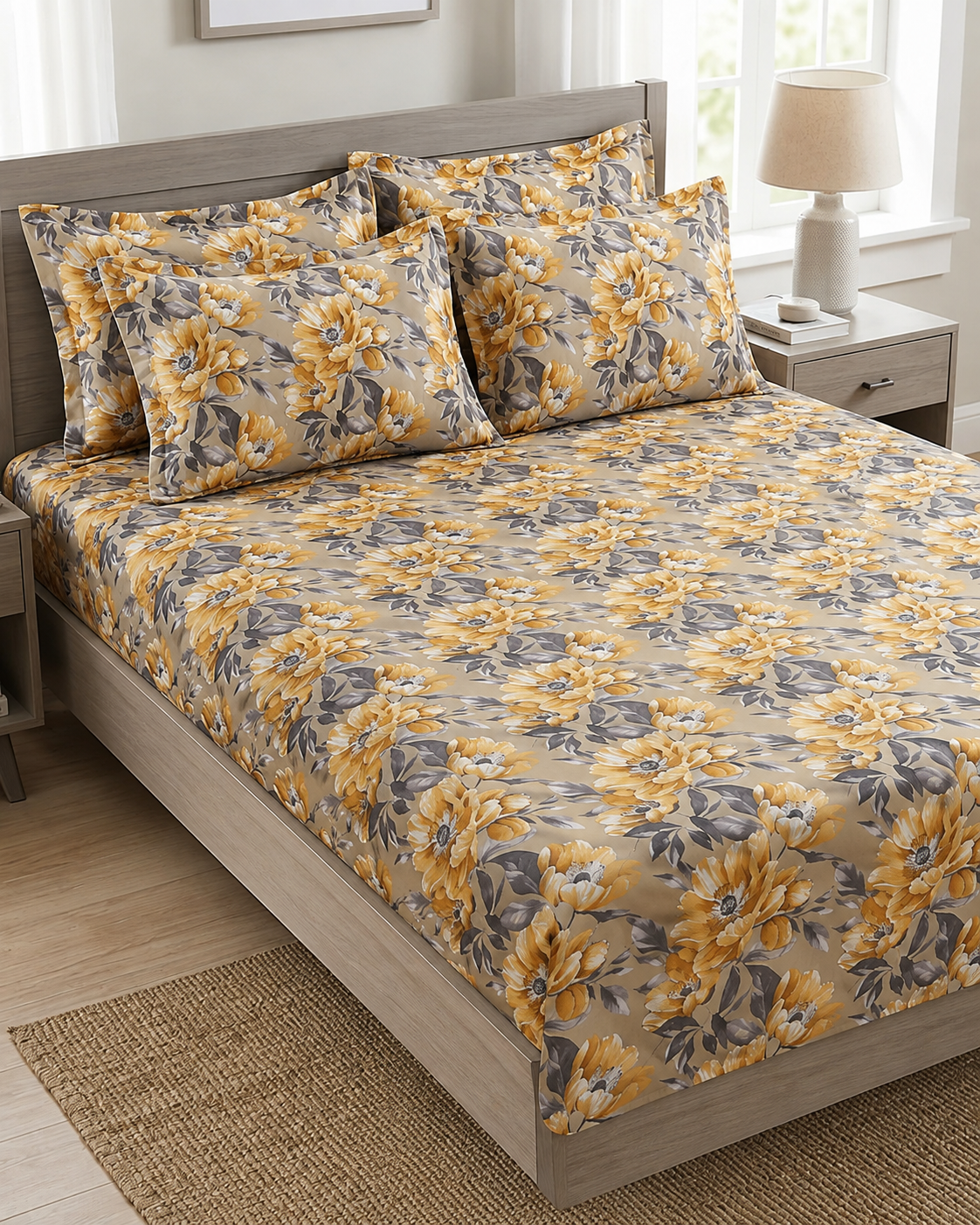 Amber Daisy Bed Set
