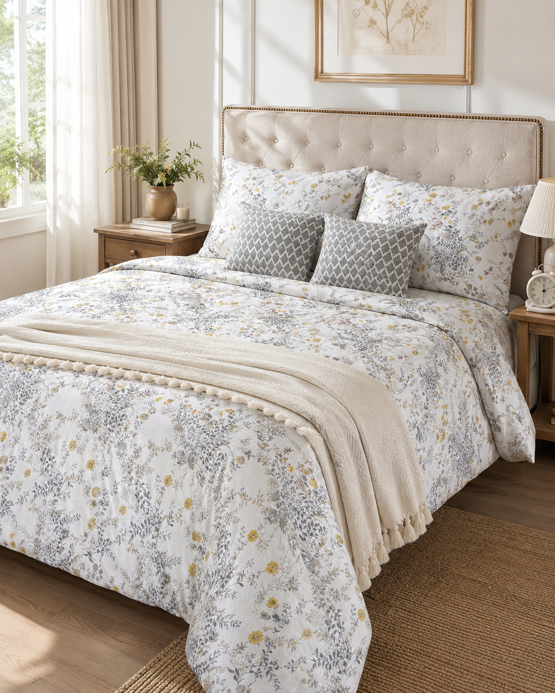 Ivory Meadows Bedding Set 